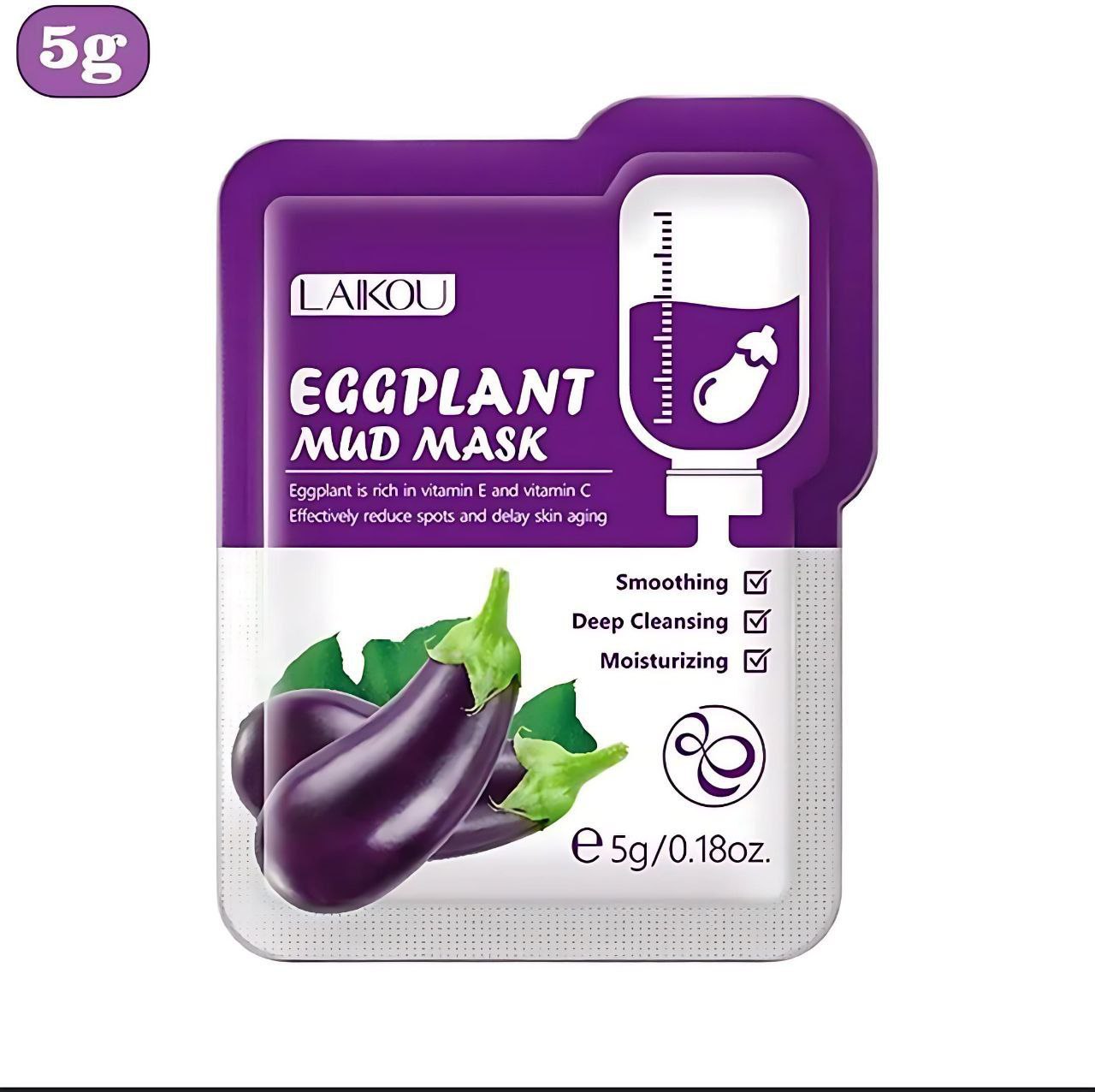 2 Piece Eggplant Mud Mask