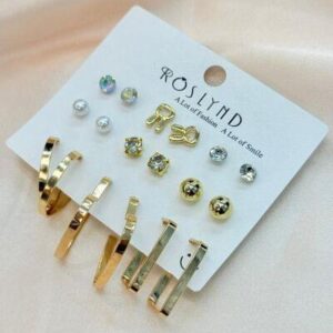 9 Pair Earring Combo
