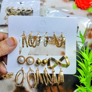 9 pair earring set